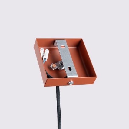 Luster na sajli KARBON 1xGU10/10W/230V crvena