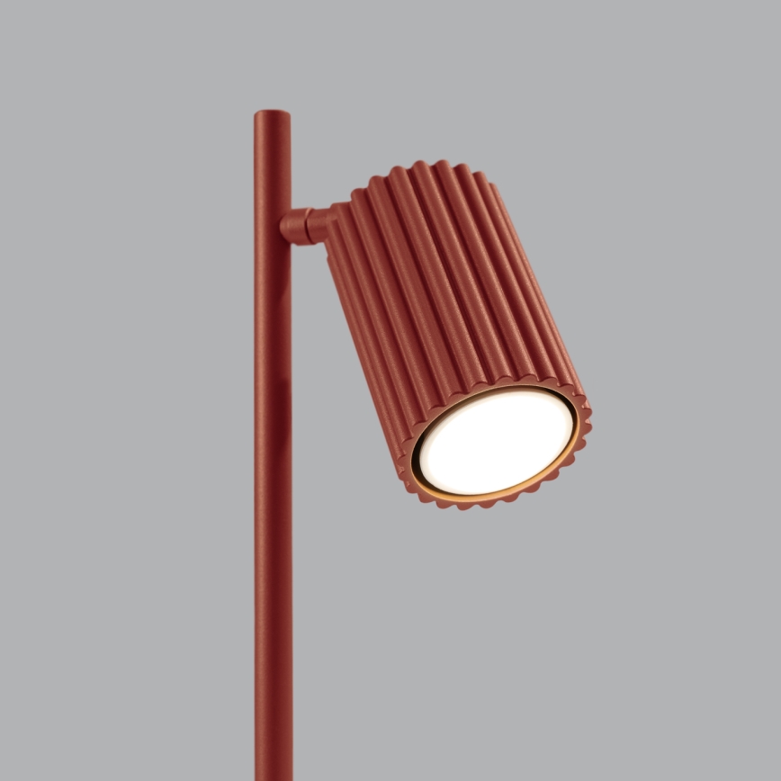 Stolna lampa KARBON 1xGU10/10W/230V crvena