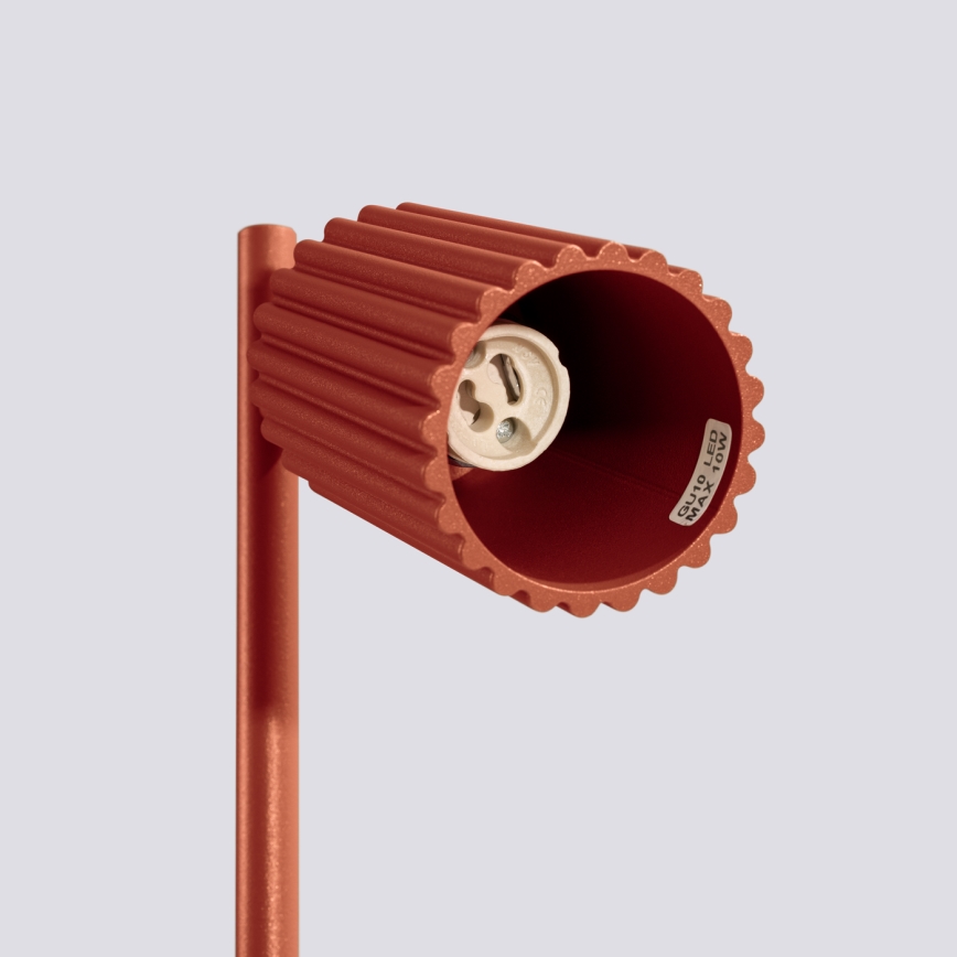 Stolna lampa KARBON 1xGU10/10W/230V crvena