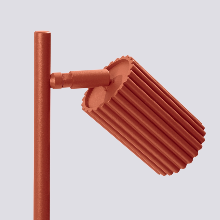 Stolna lampa KARBON 1xGU10/10W/230V crvena