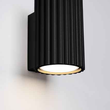 Zidna svjetiljka KARBON 1xGU10/10W/230V crna