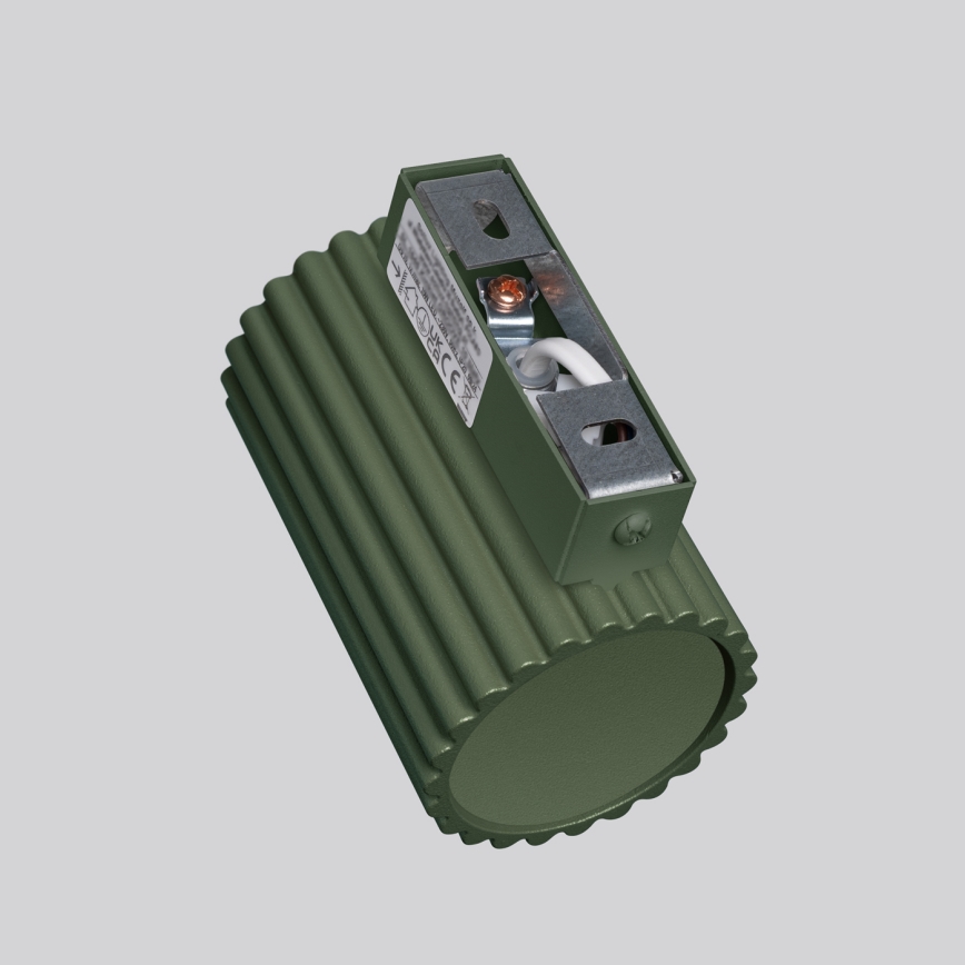 Zidna svjetiljka KARBON 1xGU10/10W/230V zelena