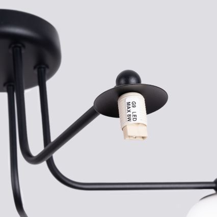 Viseći luster ASTRAL 5xG9/8W/230V crna