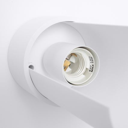 Stolna lampa FLASH 1xE27/15W/230V bijela