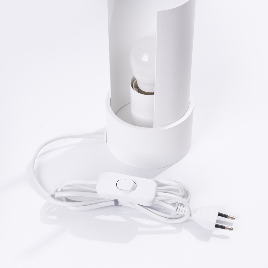 Stolna lampa FLASH 1xE27/15W/230V bijela