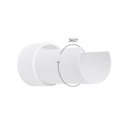 Zidna svjetiljka FLASH 1xE27/15W/230V bijela