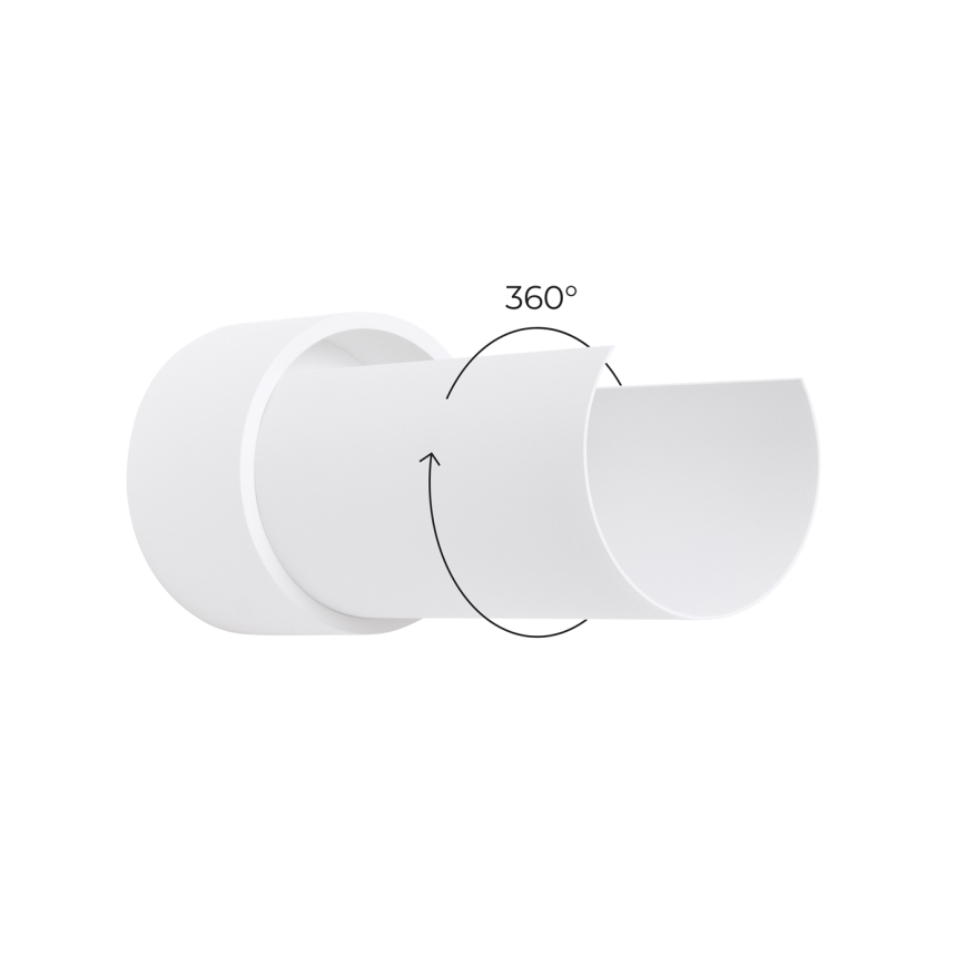 Zidna svjetiljka FLASH 1xE27/15W/230V bijela