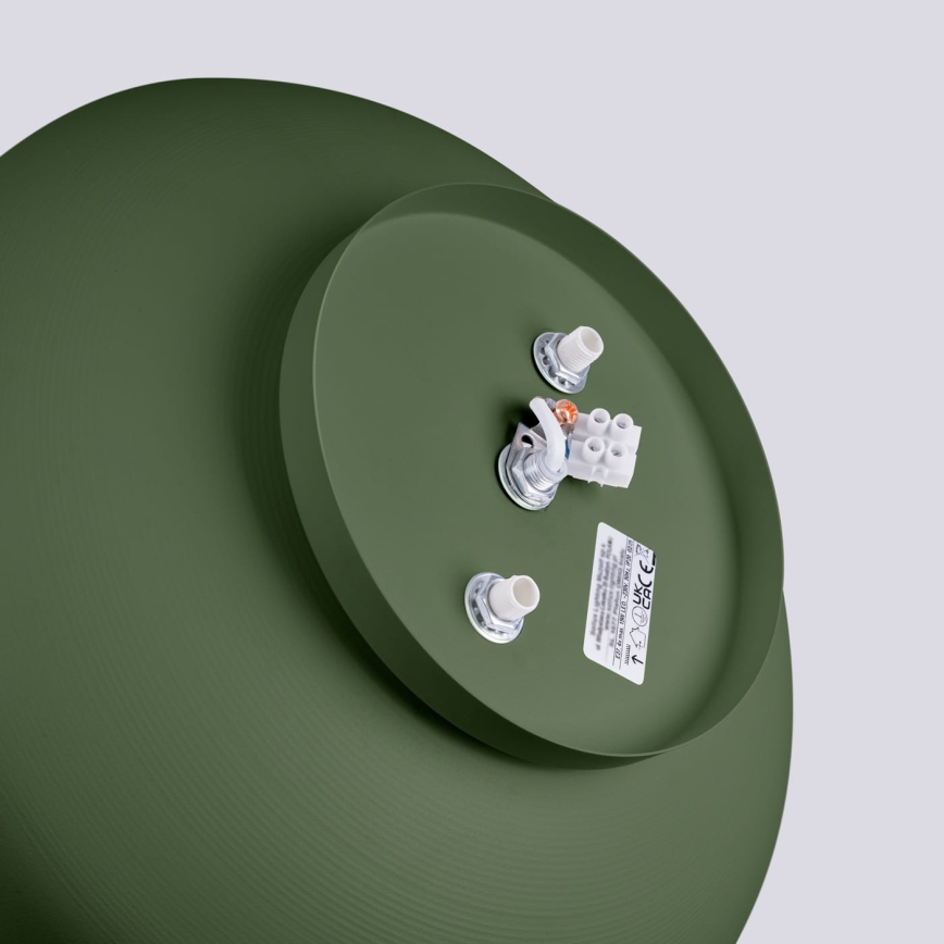 Stropna svjetiljka OMIQ 4xE27/15W/230V Ø 30 cm zelena