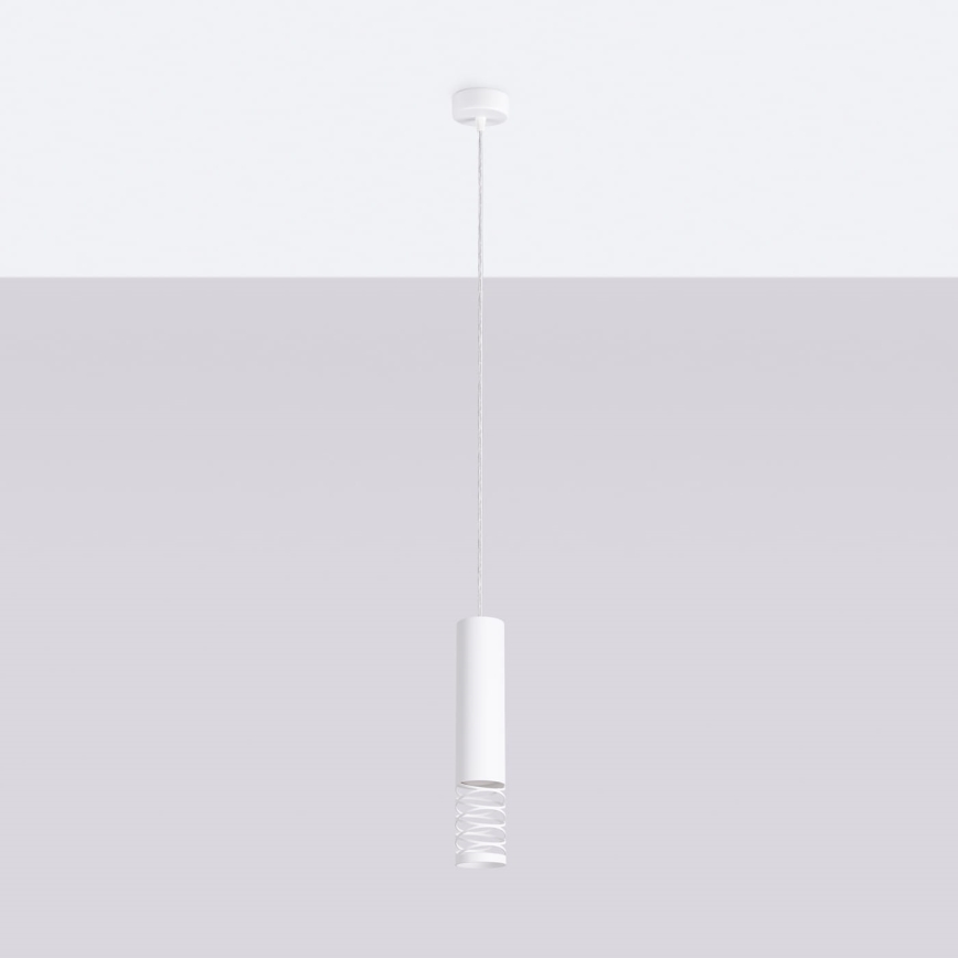 Luster na sajli LAMI 1xGU10/10W/230V bijela