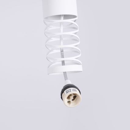 Luster na sajli LAMI 1xGU10/10W/230V bijela