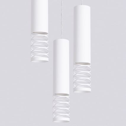 Luster na sajli LAMI 3xGU10/10W/230V bijela