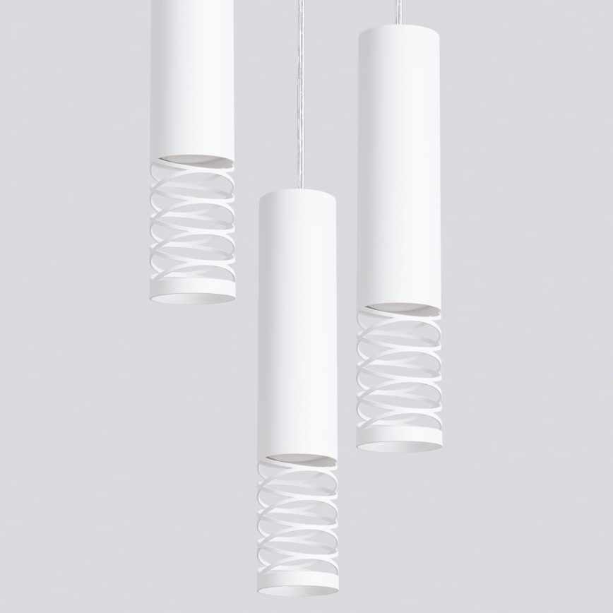 Luster na sajli LAMI 3xGU10/10W/230V bijela