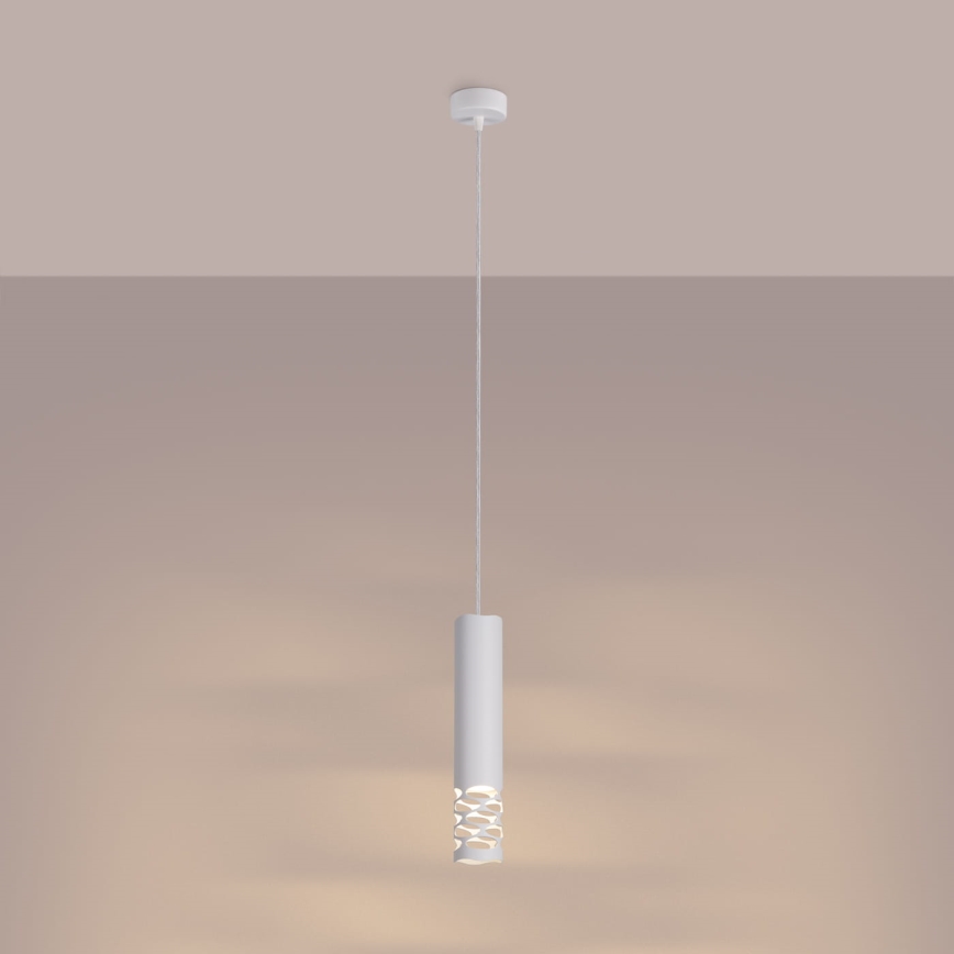 Luster na sajli LIRO 1xGU10/10W/230V bijela