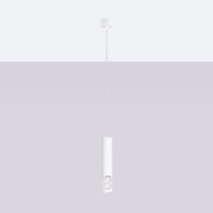 Luster na sajli LIRO 1xGU10/10W/230V bijela