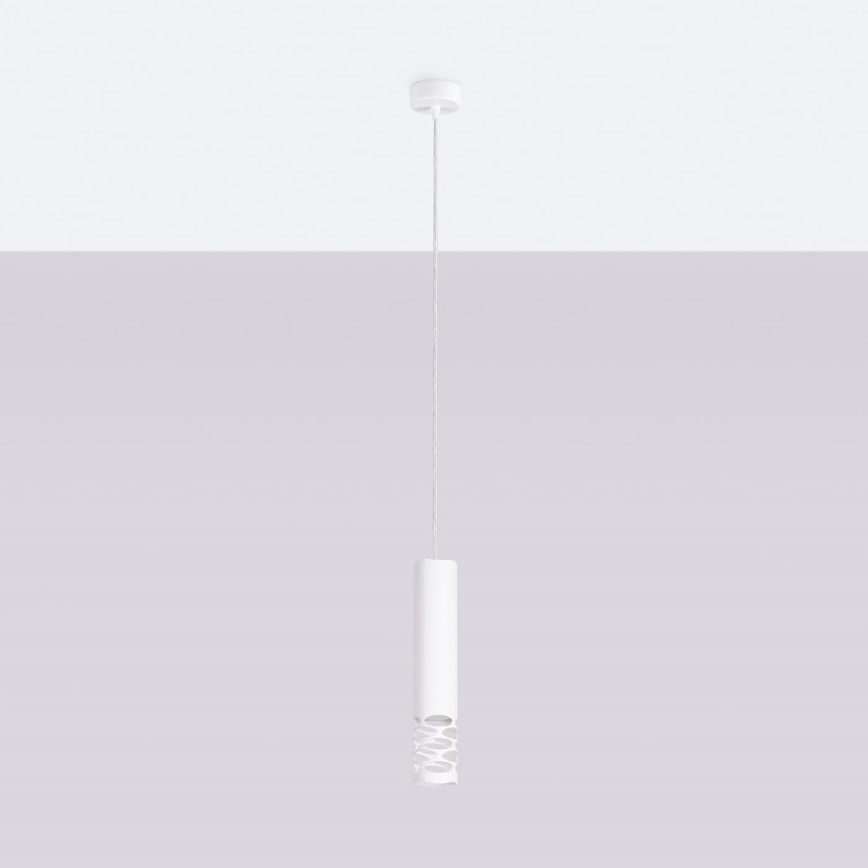 Luster na sajli LIRO 1xGU10/10W/230V bijela