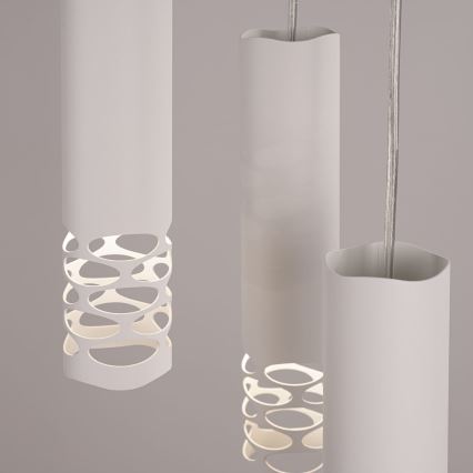 Luster na sajli LIRO 3xGU10/10W/230V bijela