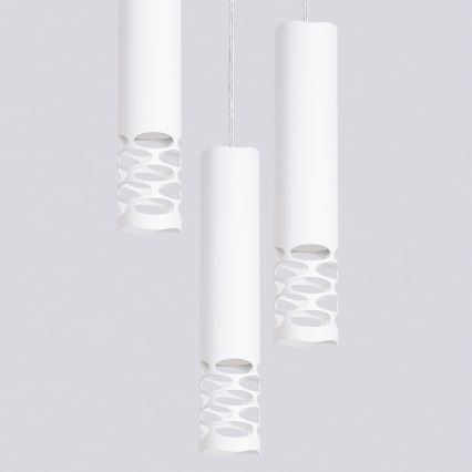 Luster na sajli LIRO 3xGU10/10W/230V bijela