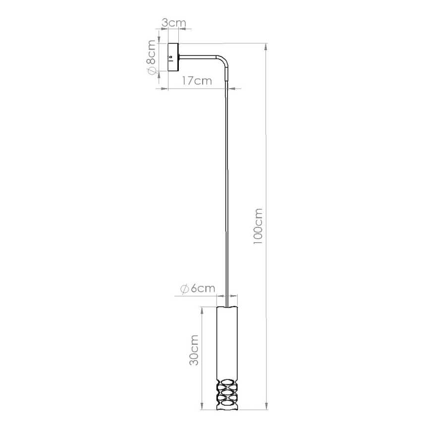 Zidna lampa LIRO 1xGU10/10W/230V bijela