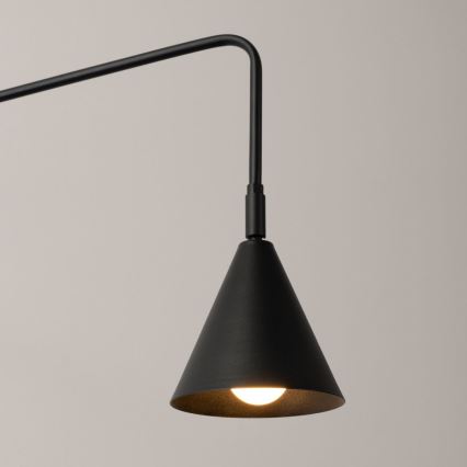 Zidna lampa NOX 1xE14/10W/230V crna