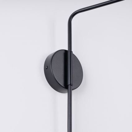 Zidna lampa NOX 1xE14/10W/230V crna