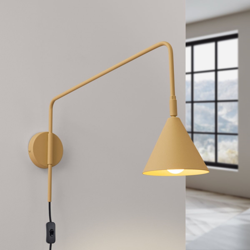Zidna lampa NOX 1xE14/10W/230V zlatna