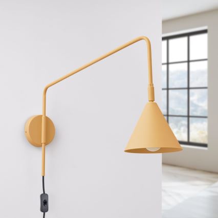 Zidna lampa NOX 1xE14/10W/230V zlatna