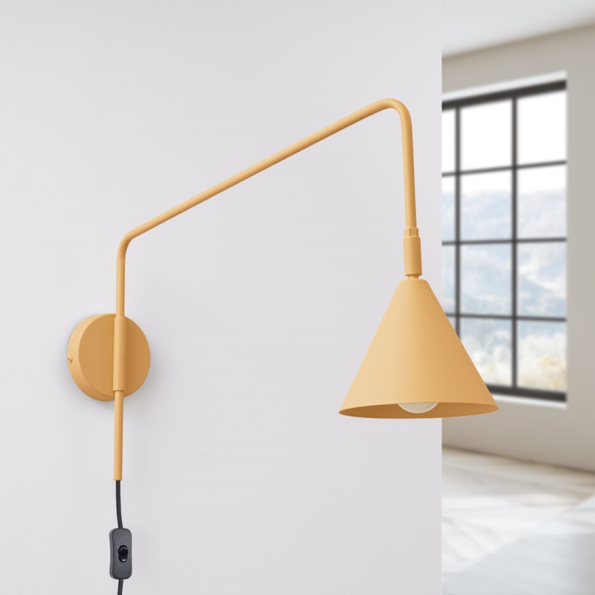 Zidna lampa NOX 1xE14/10W/230V zlatna
