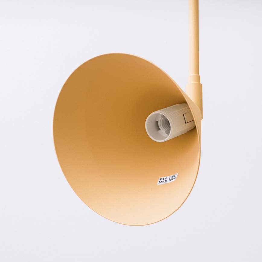 Zidna lampa NOX 1xE14/10W/230V zlatna