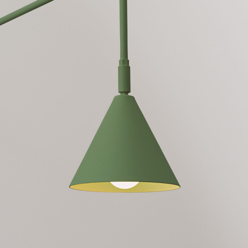 Zidna lampa NOX 1xE14/10W/230V zelena