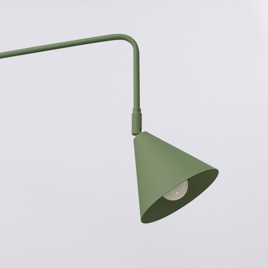 Zidna lampa NOX 1xE14/10W/230V zelena