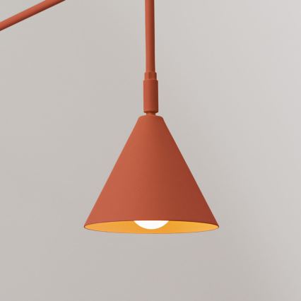 Zidna lampa NOX 1xE14/10W/230V narančasta