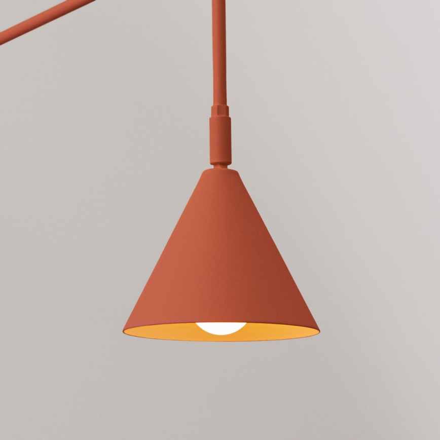 Zidna lampa NOX 1xE14/10W/230V narančasta