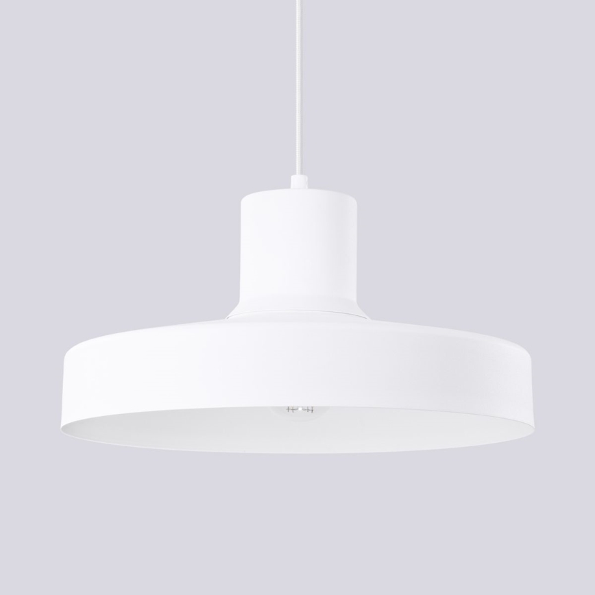 Luster na sajli BILO 1xE27/15W/230V pr. 35 cm bijela