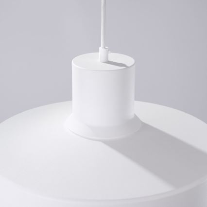 Luster na sajli BILO 1xE27/15W/230V pr. 35 cm bijela