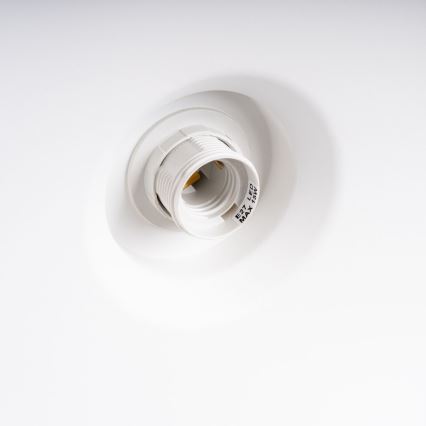 Luster na sajli BILO 1xE27/15W/230V pr. 35 cm bijela