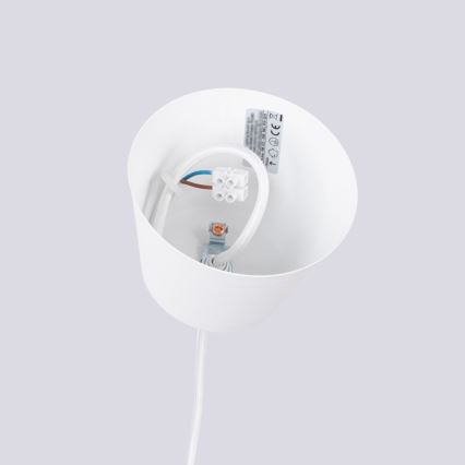 Luster na sajli BILO 1xE27/15W/230V pr. 35 cm bijela