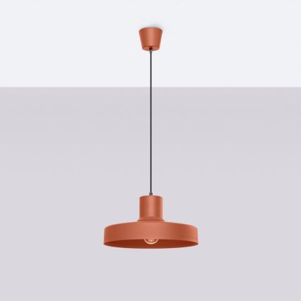 Luster na sajli BILO 1xE27/15W/230V pr. 35 cm narančasta