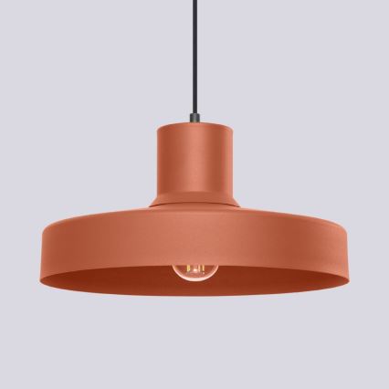 Luster na sajli BILO 1xE27/15W/230V pr. 35 cm narančasta