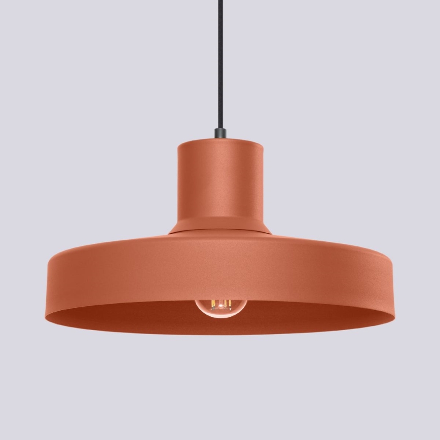 Luster na sajli BILO 1xE27/15W/230V pr. 35 cm narančasta