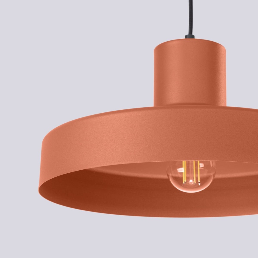 Luster na sajli BILO 1xE27/15W/230V pr. 35 cm narančasta