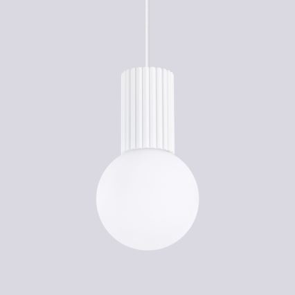 Luster na sajli HALO 1xG9/8W/230V pr. 12 cm bijela