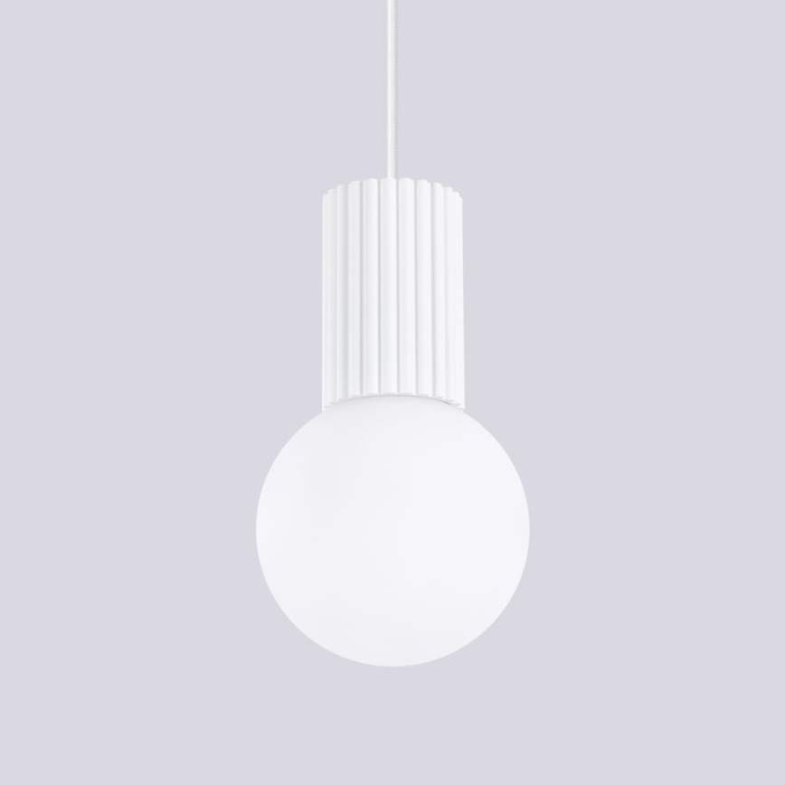 Luster na sajli HALO 1xG9/8W/230V pr. 12 cm bijela