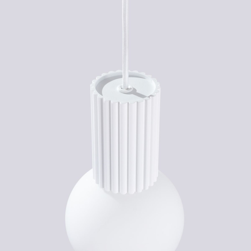 Luster na sajli HALO 1xG9/8W/230V pr. 12 cm bijela