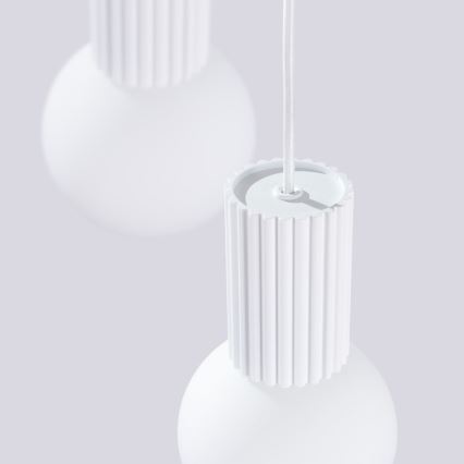 Luster na sajli HALO 3xG9/8W/230V pr. 25 cm bijela