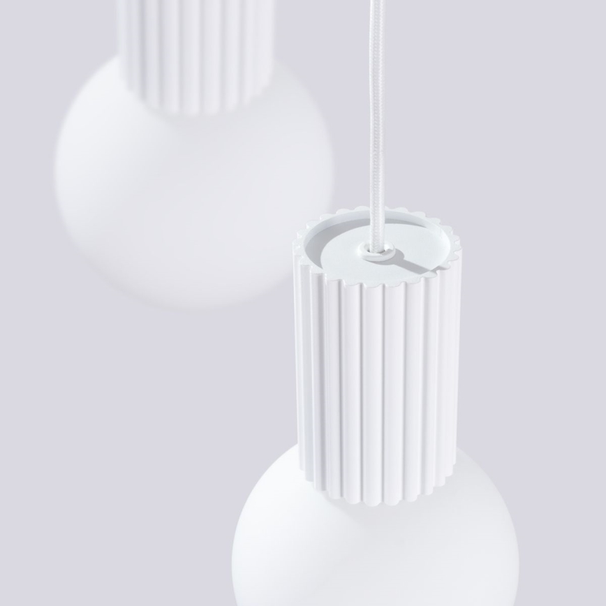 Luster na sajli HALO 3xG9/8W/230V pr. 25 cm bijela