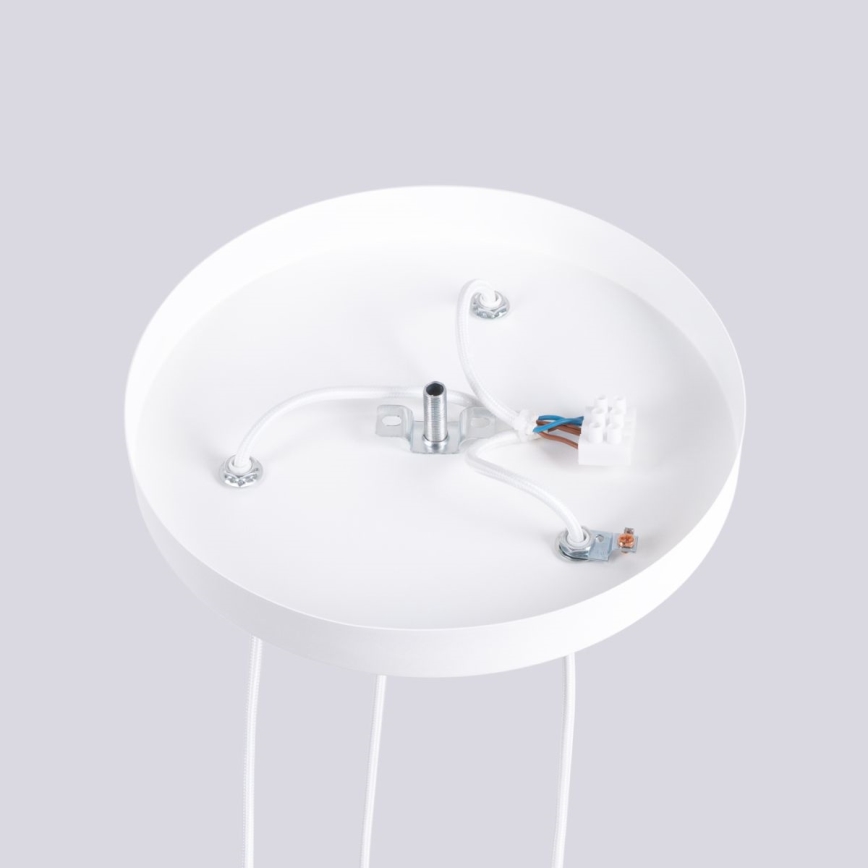 Luster na sajli HALO 3xG9/8W/230V pr. 25 cm bijela