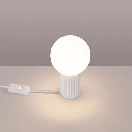 Stolna lampa HALO 1xG9/8W/230V pr. 12 cm bijela