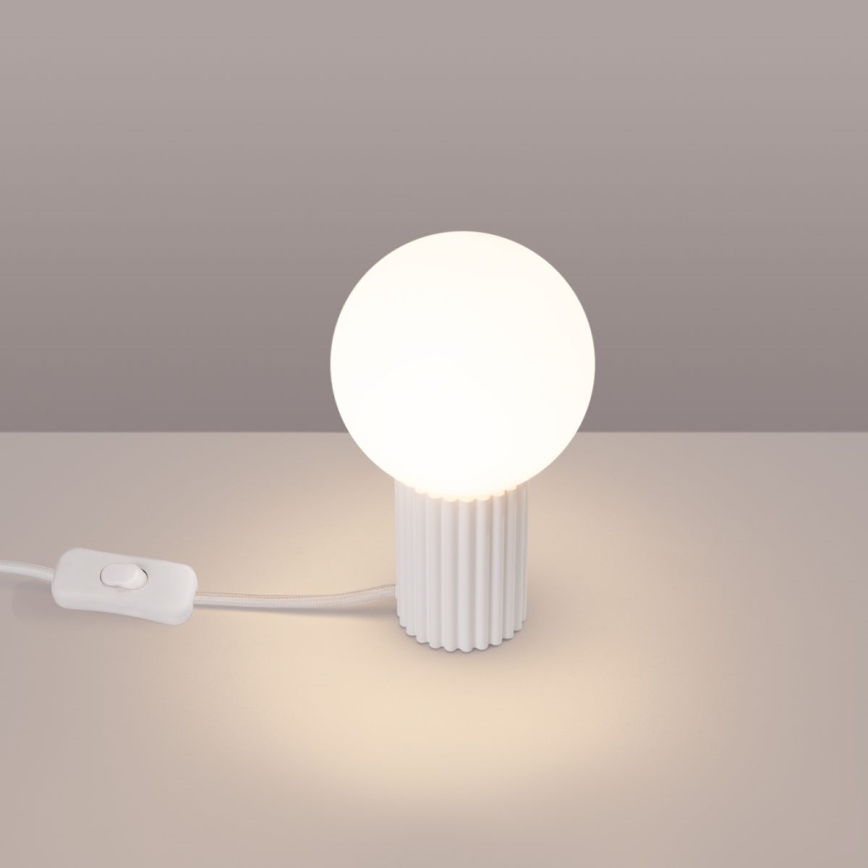 Stolna lampa HALO 1xG9/8W/230V pr. 12 cm bijela