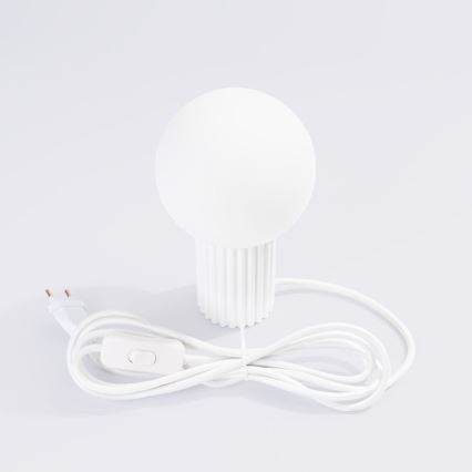 Stolna lampa HALO 1xG9/8W/230V pr. 12 cm bijela