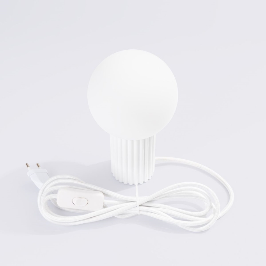 Stolna lampa HALO 1xG9/8W/230V pr. 12 cm bijela